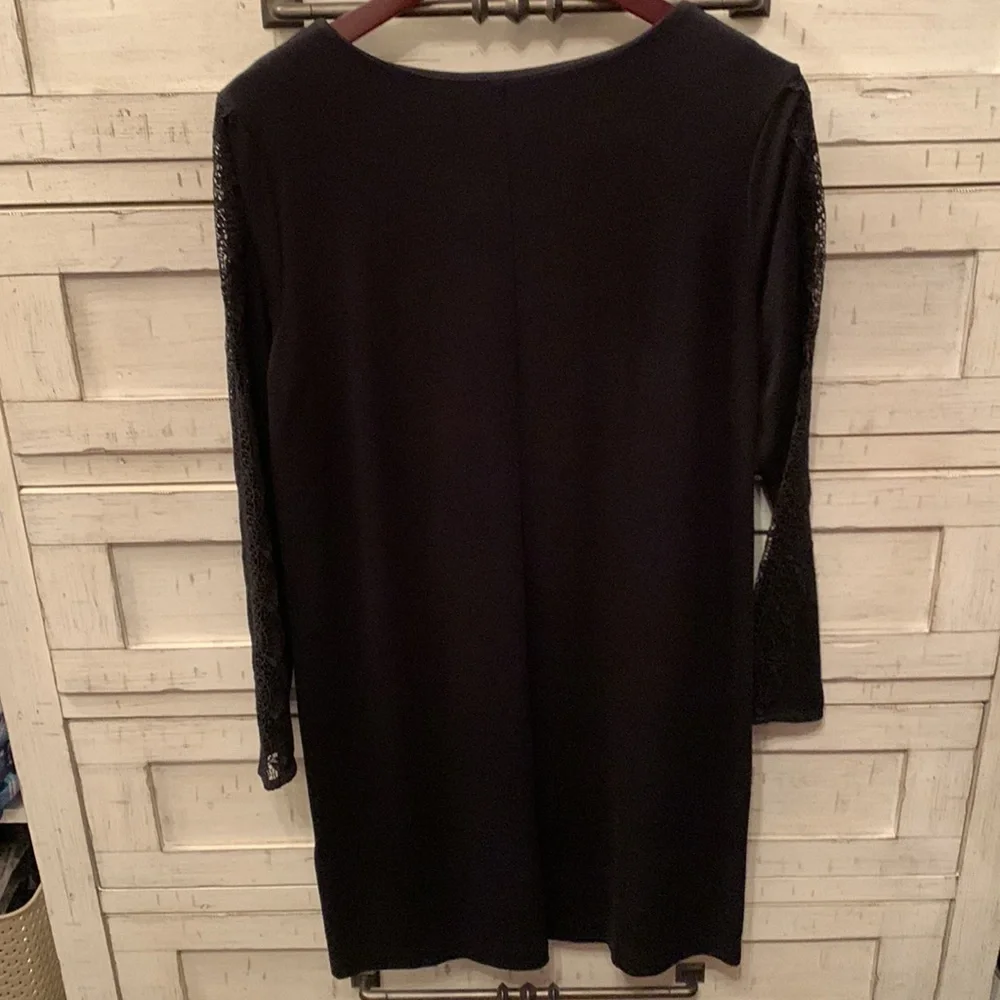 Black long sleeve dress, new with tags. Size medium. Tahari brand - Picture 2 of 7